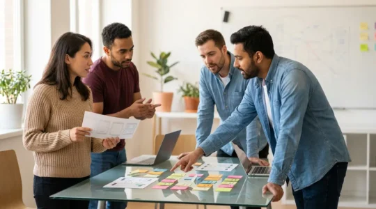 Collaboration entre experts UX et développeurs dans un environnement de travail agile